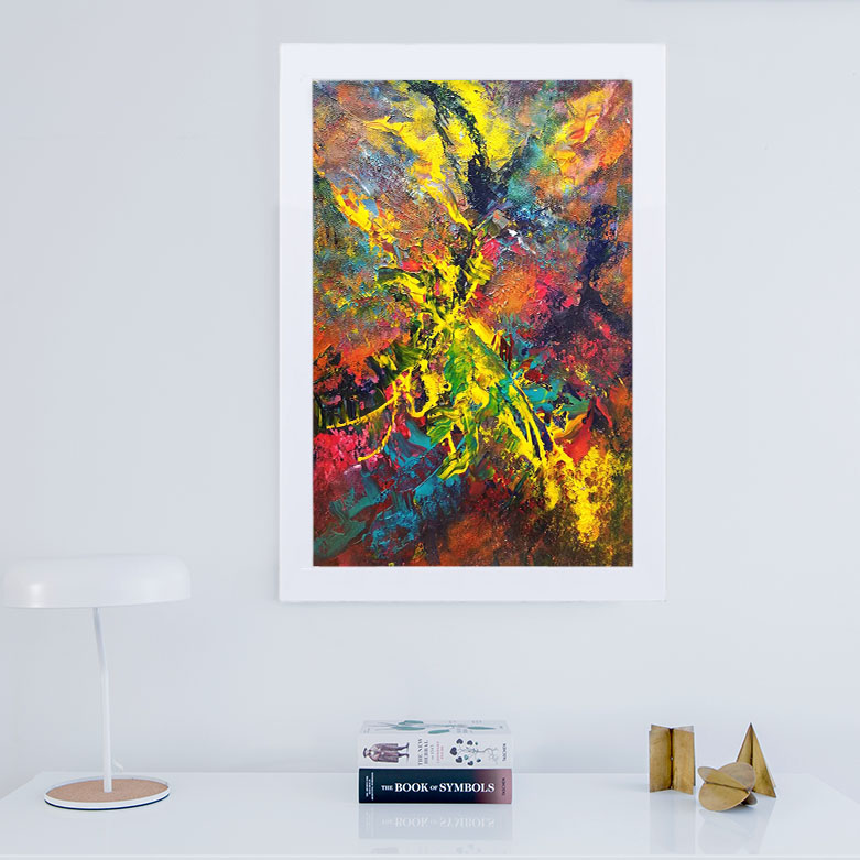 تابلو گالری استاربوی طرح انتزاعی مدل هنری 42