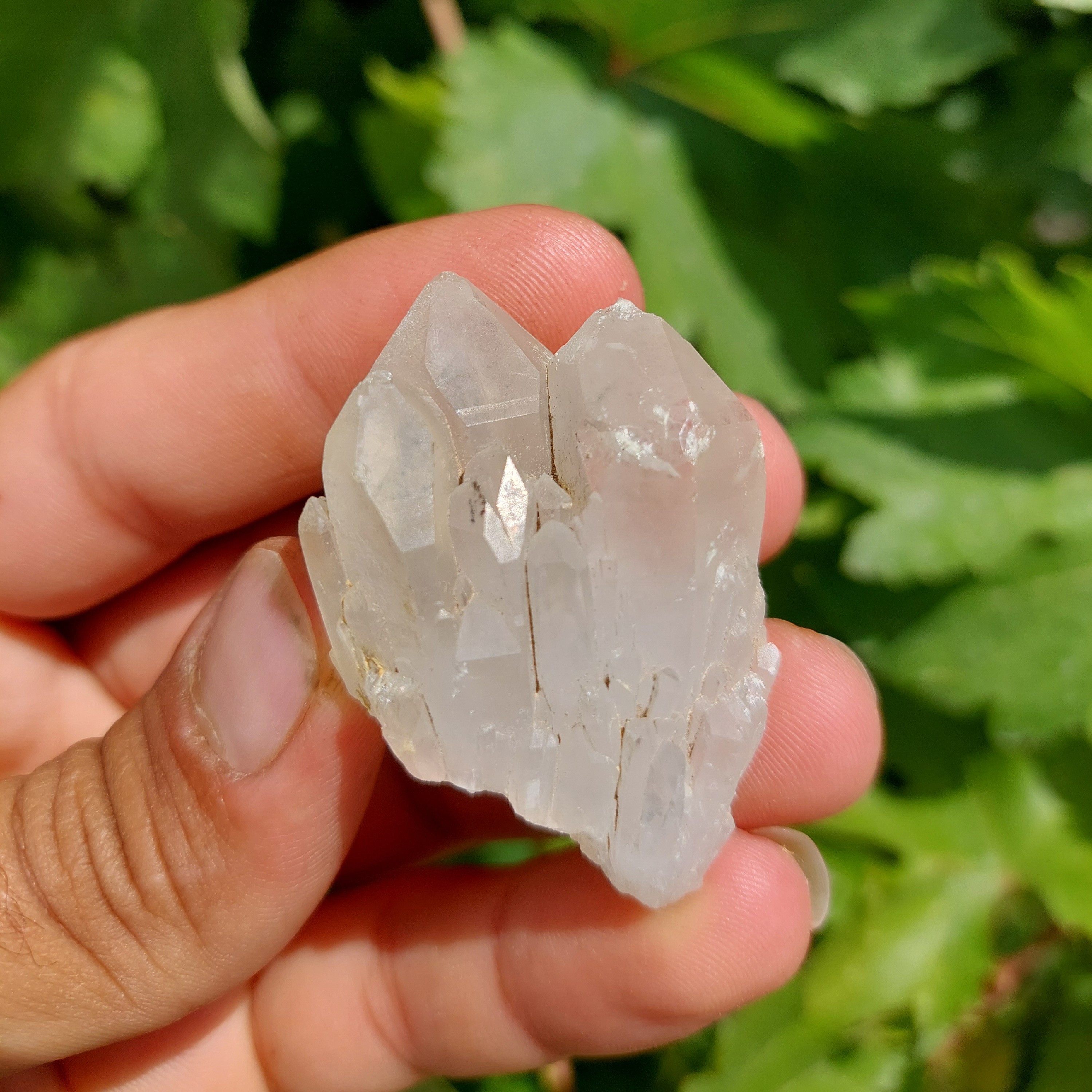 بلور تجمعی سنگ کوارتز خوشه ای