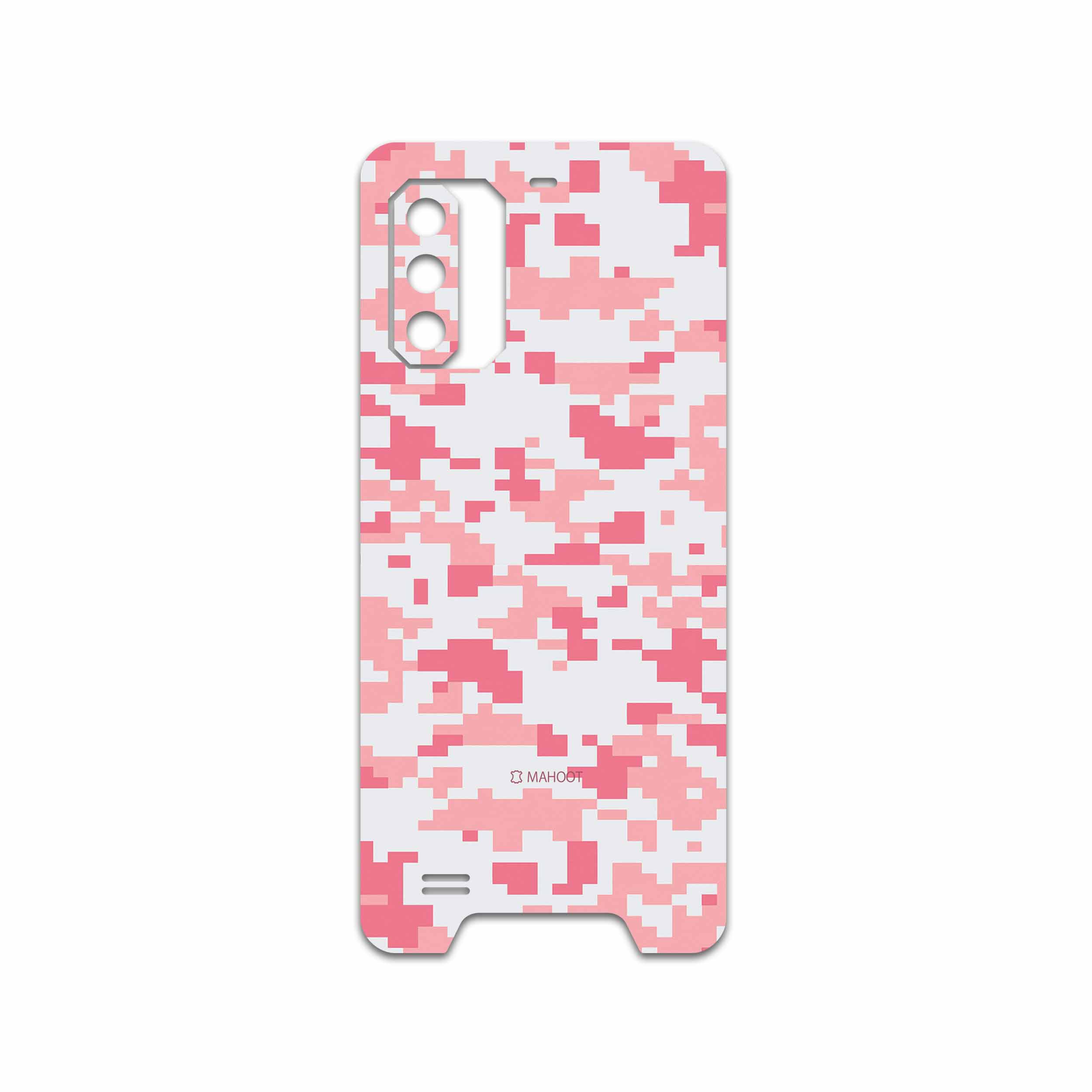 برچسب پوششی ماهوت مدل Army-Pink-pixel مناسب برای گوشی موبایل یولفون Armor 7