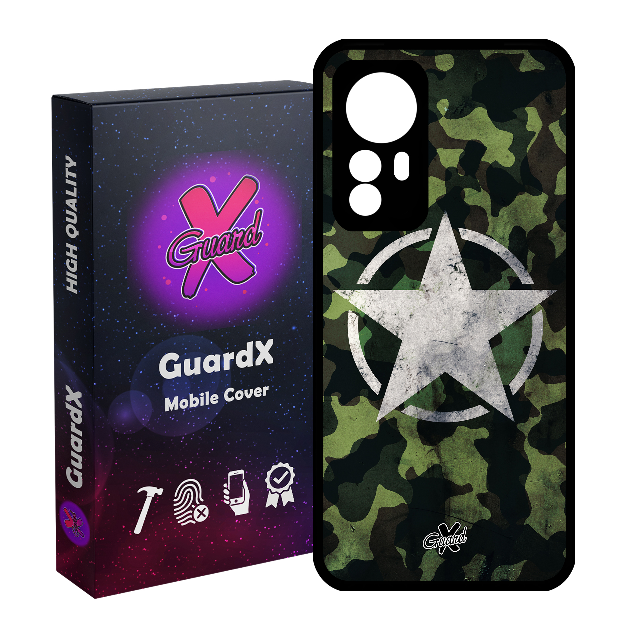 کاور گارد ایکس طرح Star مدل Glass10194 مناسب برای گوشی موبایل شیائومی Mi 12/Mi 12X/Mi 12S