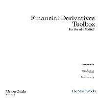 خرید و دانلود نسخه کامل کتاب Matlab Financial Derivatives Toolbox User&#039;s Guide V 2 - Mathworks
