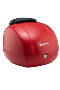 کیف موتورسیکلت قرمز موتور Gts Super 125 300 Topcase 36L Rosso Coraggioso R7 وسپا Vespa