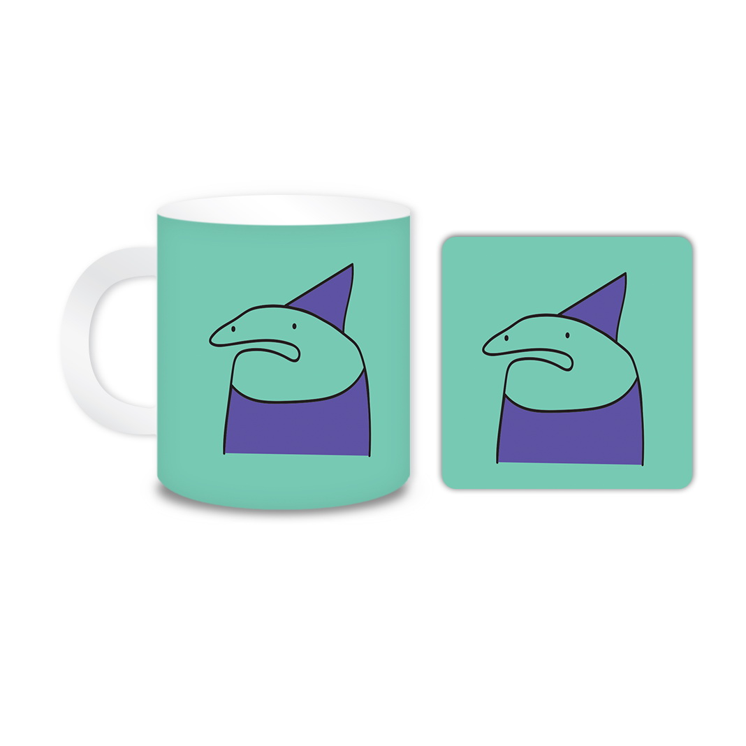 ماگ مدل میقولی کد 2430 به همراه زیر لیوانی