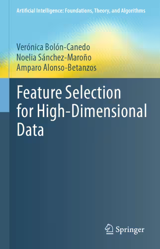خرید و دانلود نسخه کامل کتاب Feature Selection for High-Dimensional Data