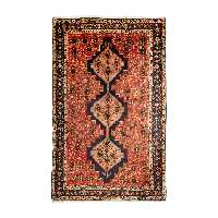 فرش دستبافت سه و نیم متری مدل کردی کد 3994