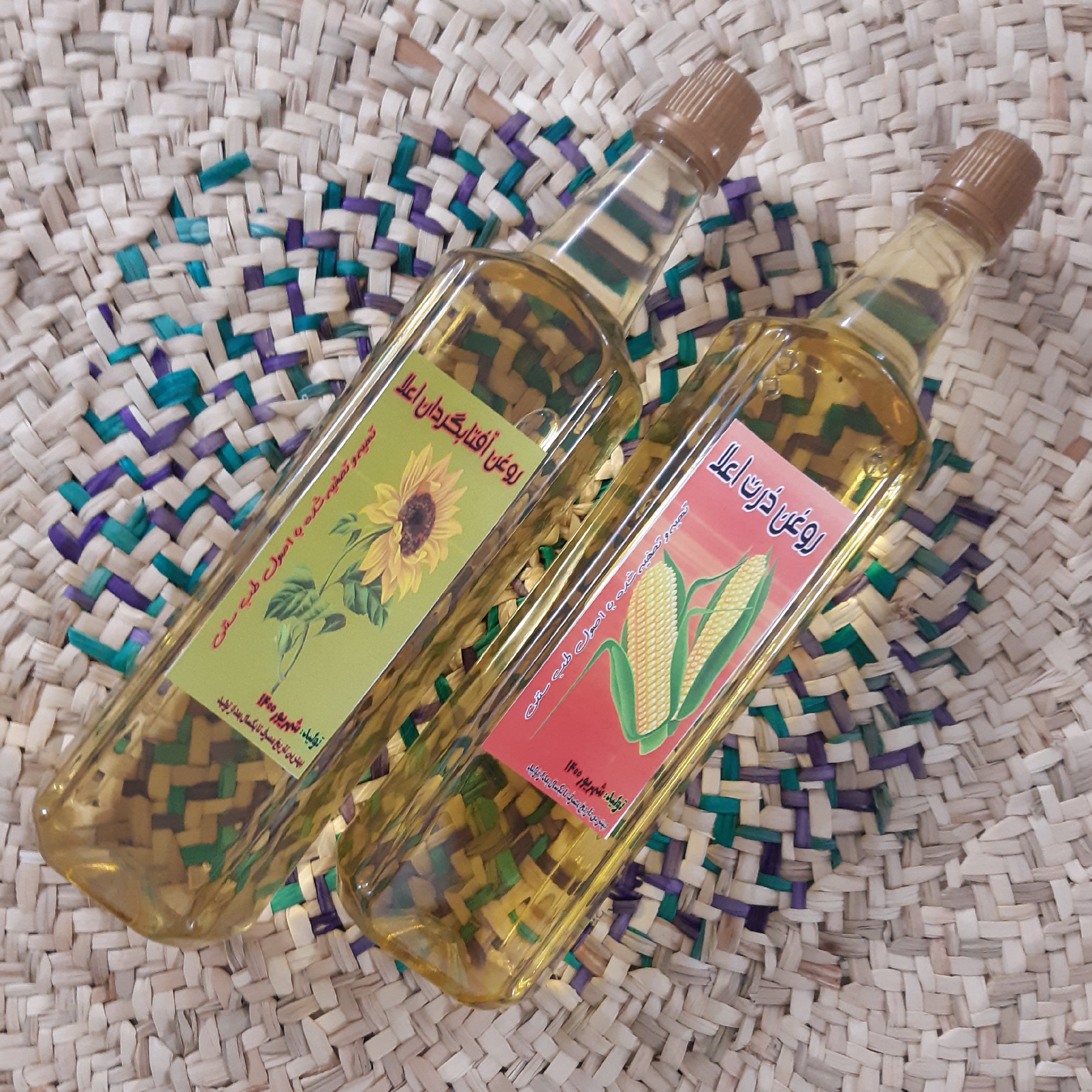 پک روغن آفتابگردان و روغن ذرت درجه یک با ارسال رایگان