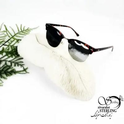 عینک دودی مشکی گرد برند Persol کد 19103