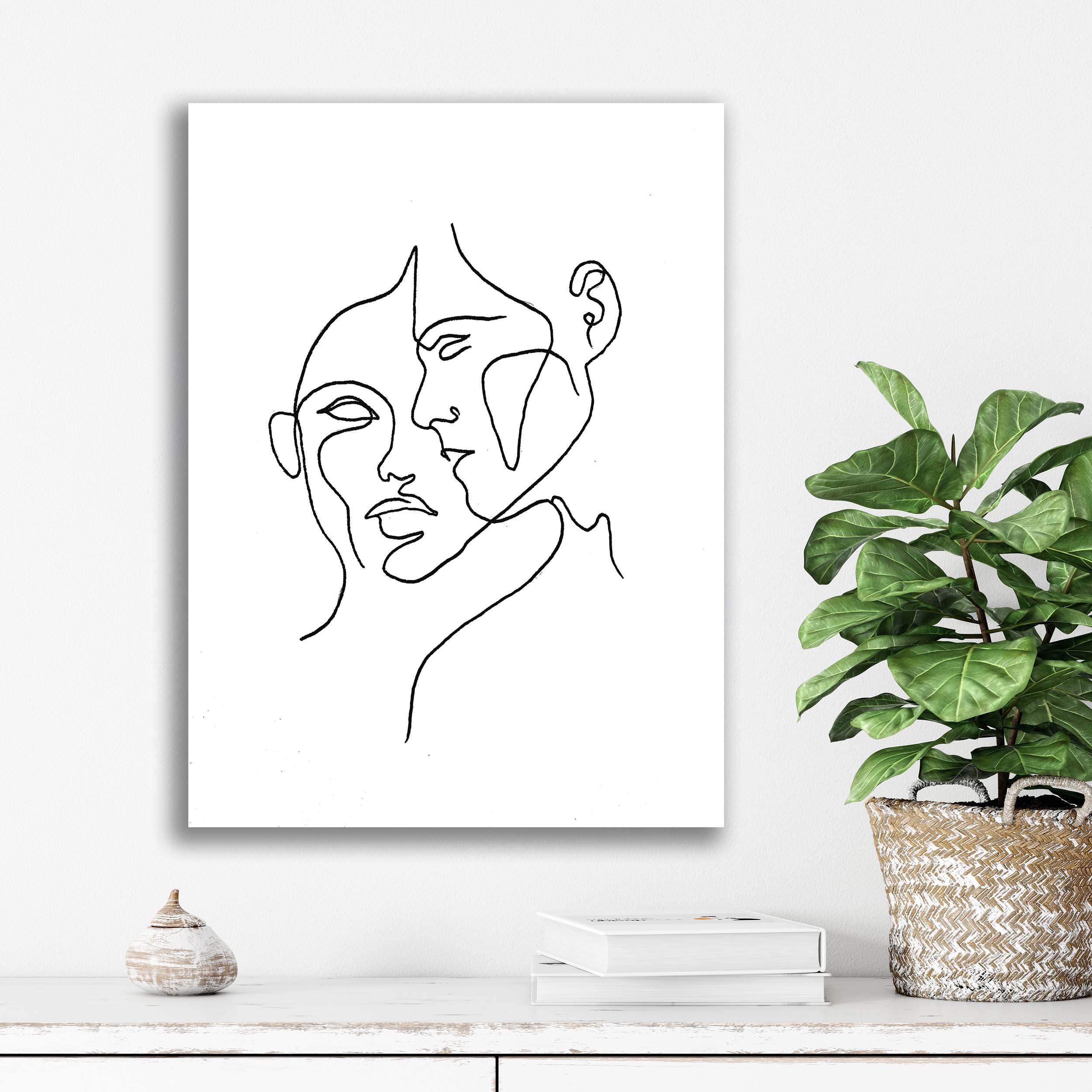 تابلو شاسی آتریسا مدل لاین ارت مینیمالAbstract Line