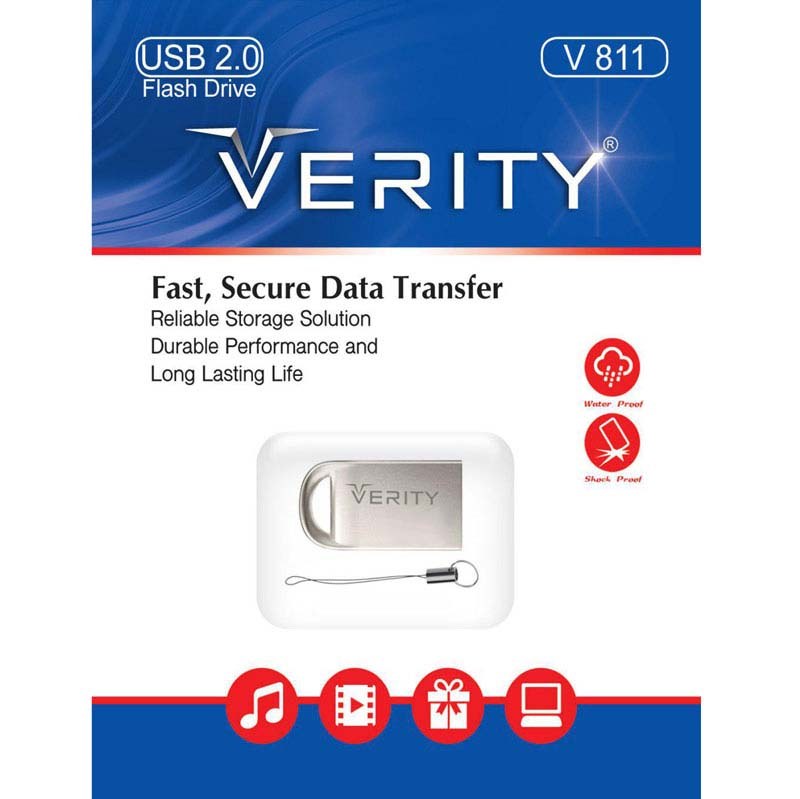 فلش 16 گیگ وریتی Verity گارانتی مادام عمر مدل V811