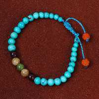 دستبند هفت چاکرا اسپرت کد 26963 - جواهری مشاهیر