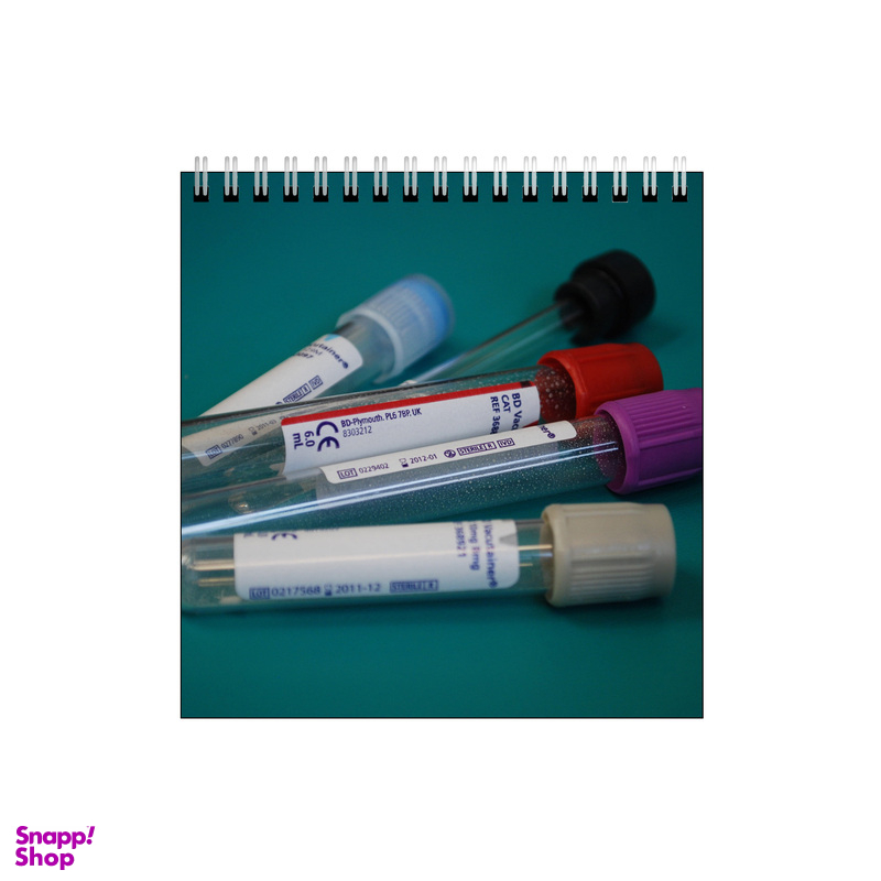 دفتر طراحی 60 برگ طرح لوله آزمایش کد 8387809