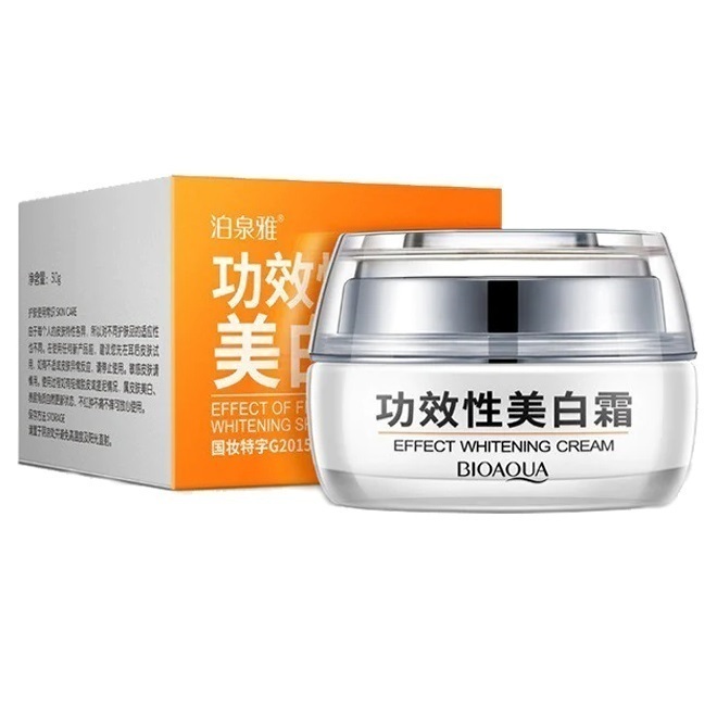 بایوآکوا کرم سفید کننده فوری پوست 50 گرم BIOAQUA Effect Whitening