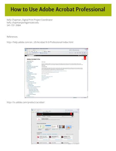 خرید و دانلود نسخه کامل کتاب How to Use Adobe Acrobat Professional