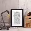تابلو مدل مینیمال Girlish کد m2430-b