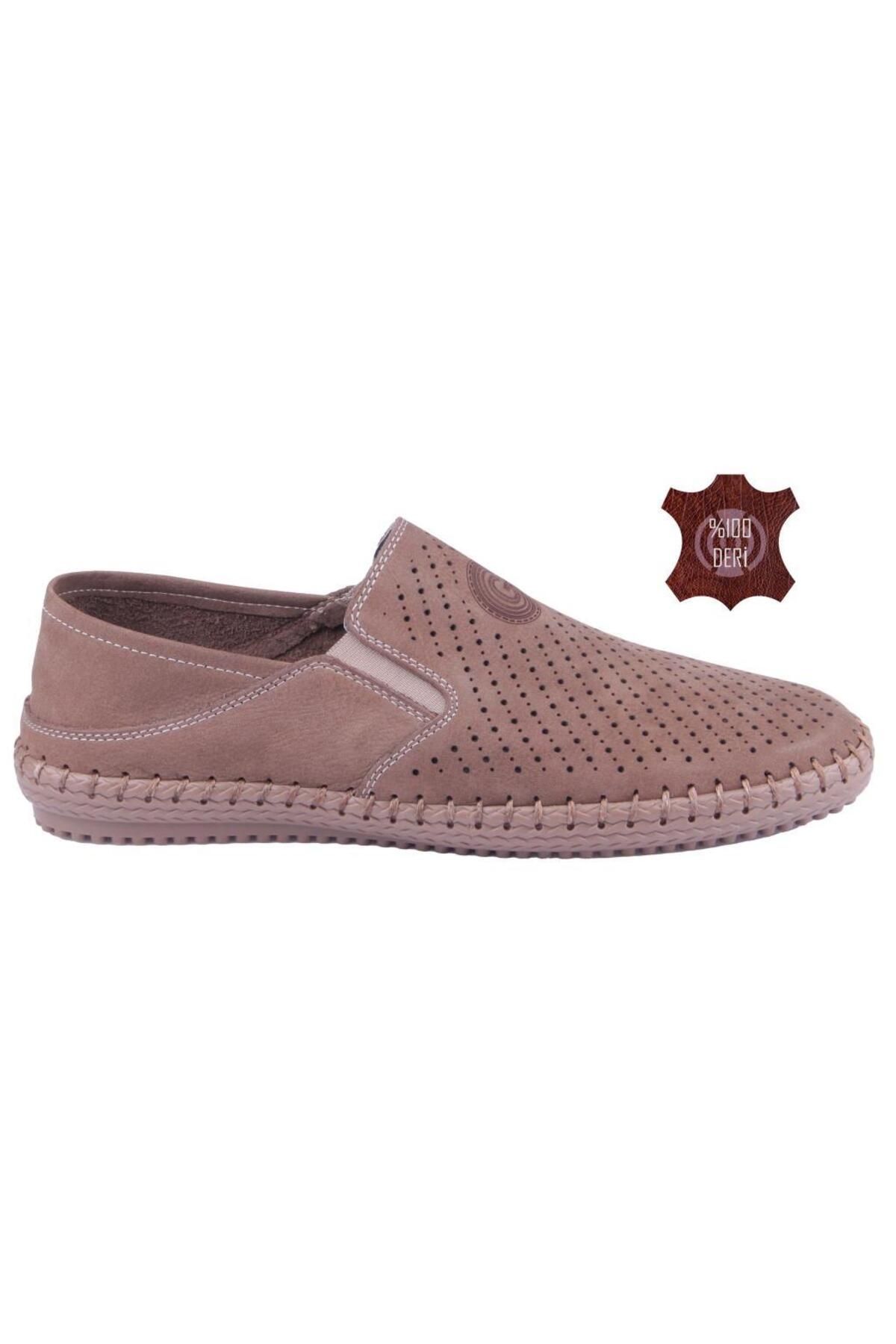 کفش های کژوال نود مردانه فصل جدید چرم واقعی پایه انعطاف پذیر روزانه DETECTOR