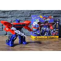 ماشین اسباب بازی قرمز بوت پوتین به یک 15X10CM بازو تبدیل می شود دستان دستگیره بدن محصول جعبه متحرک ALYTOYS