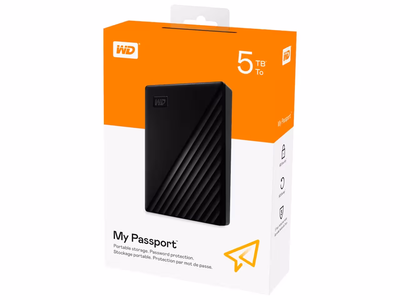 هارد اکسترنال 5 ترابایت وسترن دیجیتال مدل Western Digital My Passport - دوسو آی تی