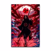 تابلو شاسی گوفی مدل ایتاچی انیمه ناروتو طرح Itachi Red Eye Naruto Anime کد EYE32 | دنیای قاب