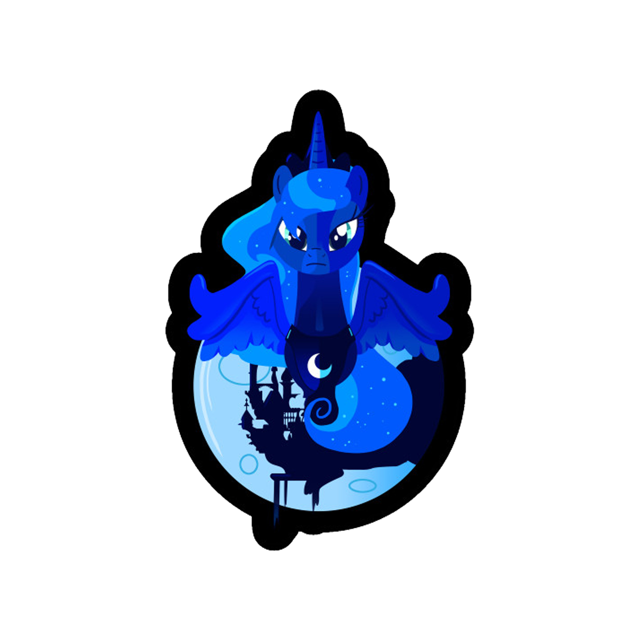 استیکر تزئینی موبایل مدل یونیکورن کد 1066