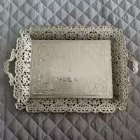سینی سیلور  ترکی اصل مارک آسیا رنگ نقره ای ثابت جنس بسیار عالی