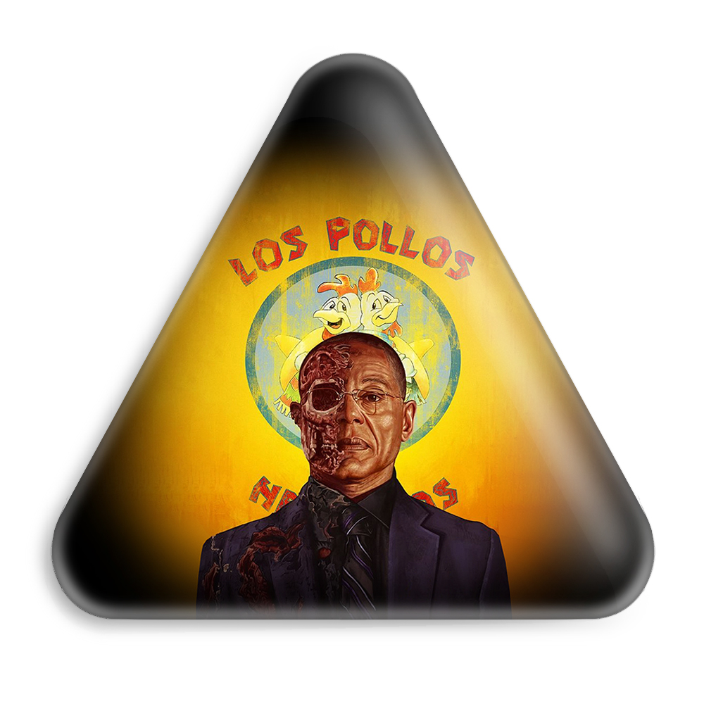 پیکسل خندالو طرح سریال Breaking Bad مدل مثلثی کد 3165