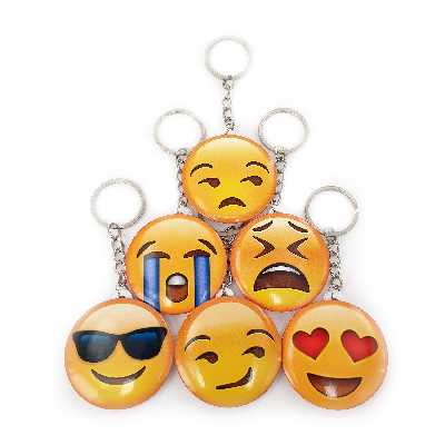 جاکلیدی خندالو طرح ایموجی کد 25B مجموعه 6 عددی