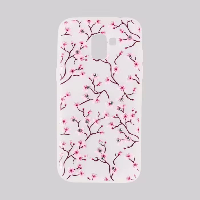 کاور فشن کیس مدل شکوفه کد 03 مناسب برای گوشی موبایل سامسونگ Galaxy A8 Plus /A730