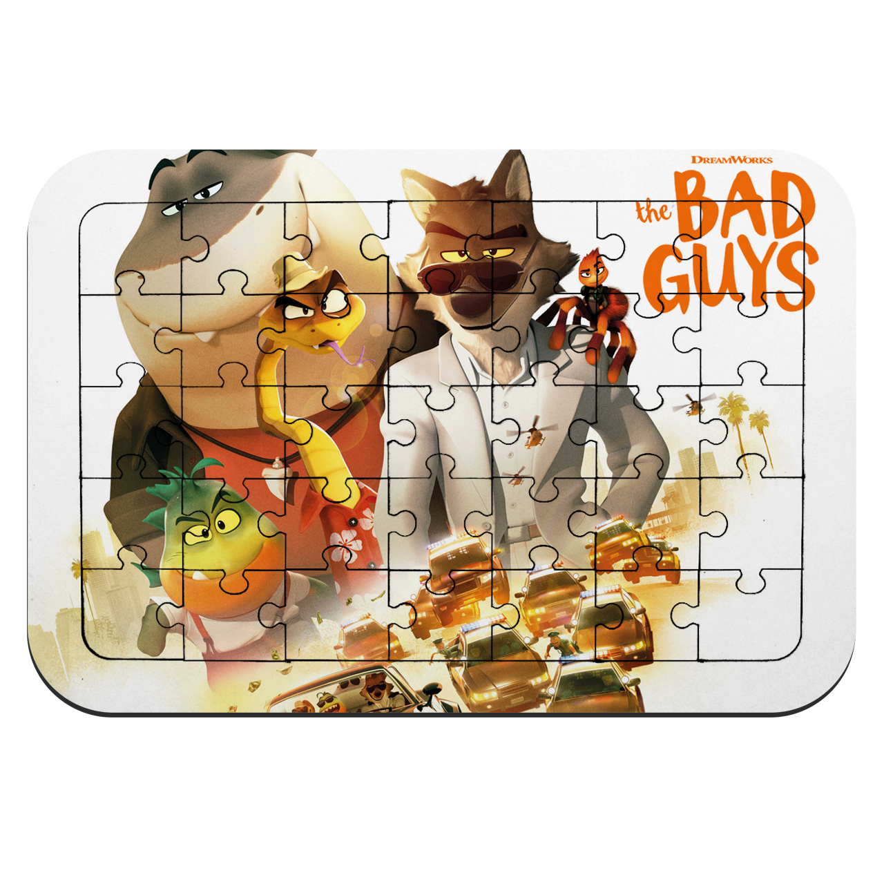 پازل 35 تکه طرح انیمیشن بدسابقه ها کد NI2331