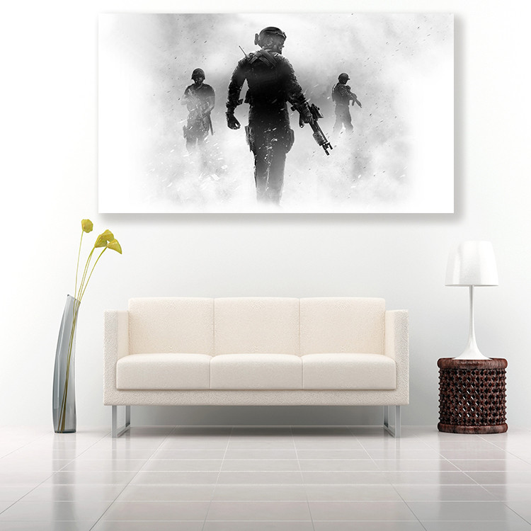 تابلو شاسی مدل بازی Call Of Duty World War 2 کد 658 | دنیای قاب