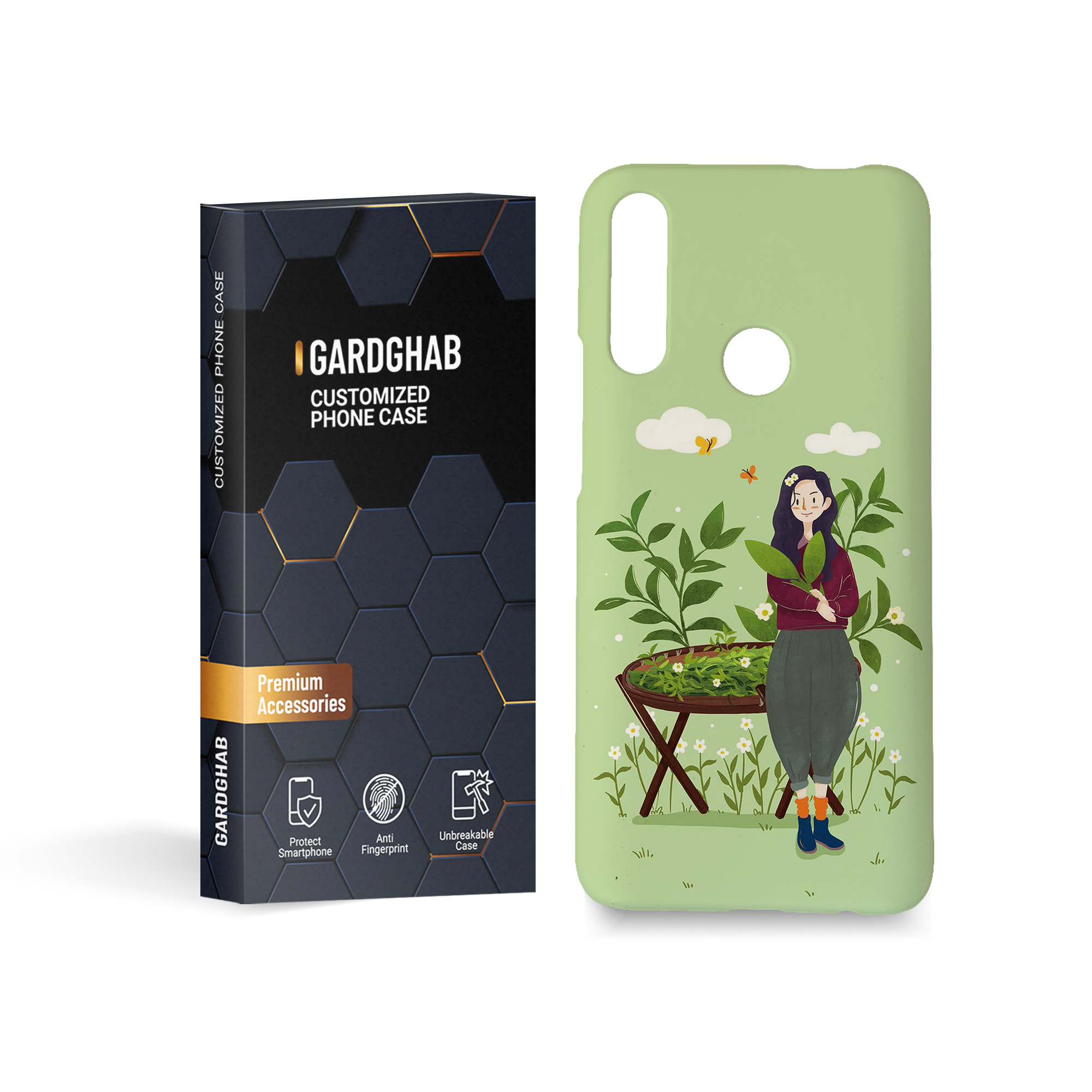 کاور گارد قاب مدل دخترانه مناسب برای گوشی موبایل هوآوی Y9 prime 2019