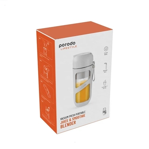 آبمیوه گیری و مخلوط کن اسموتی قابل حمل وکیوم Porodo Vacuum Fresh Portable Juicer & Smoothie Blender PD-P55JV