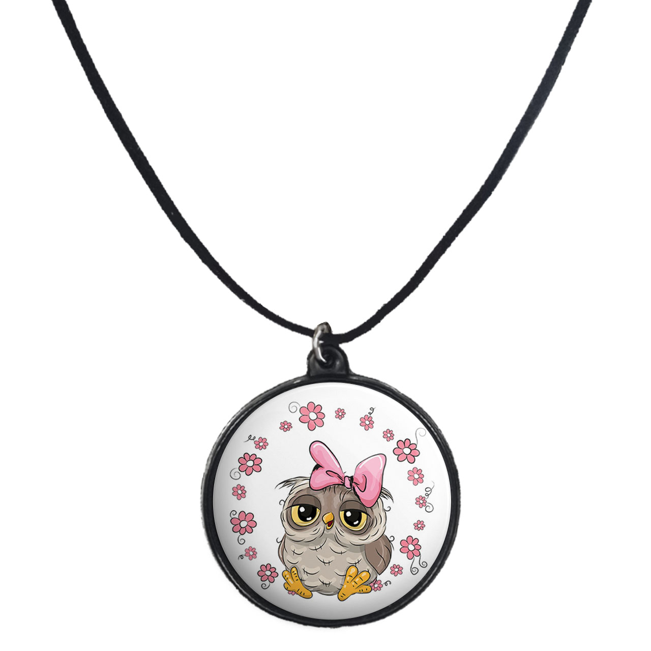 گردنبند پرمانه طرح cute کد pmb.26727مدل دو طرفه