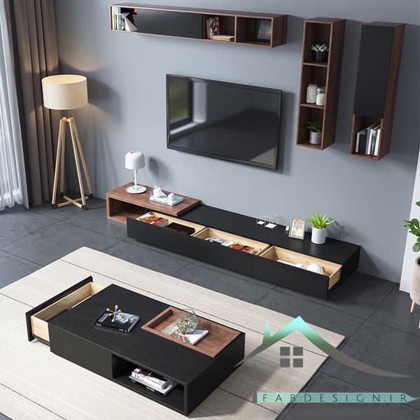 ست میز تلویزیون و میز جلومبلی fabset-193