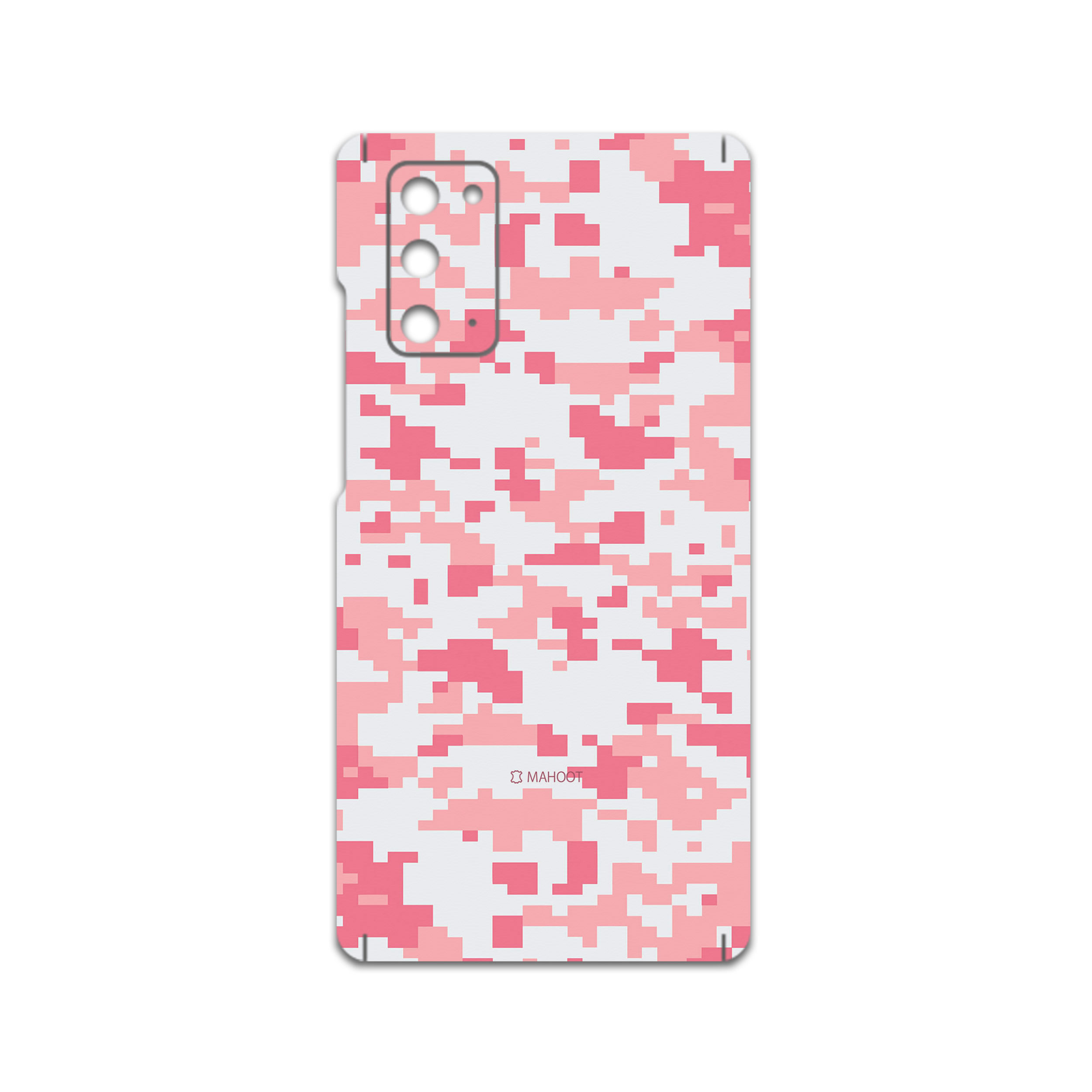 برچسب پوششی ماهوت مدل Army-Pink-pixel مناسب برای گوشی موبایل سامسونگ Galaxy Note20