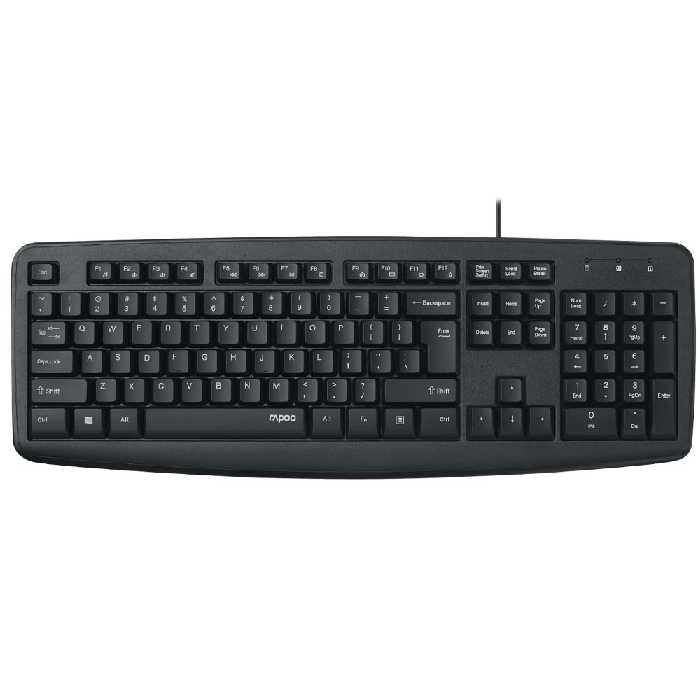 کیبورد سیمی رپو مدل Rapoo NK2600 Wired Keyboard