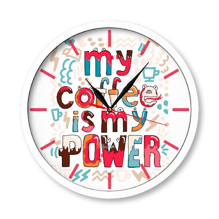 ساعت دیواری راویتا طرح فانتزی مدل 1044