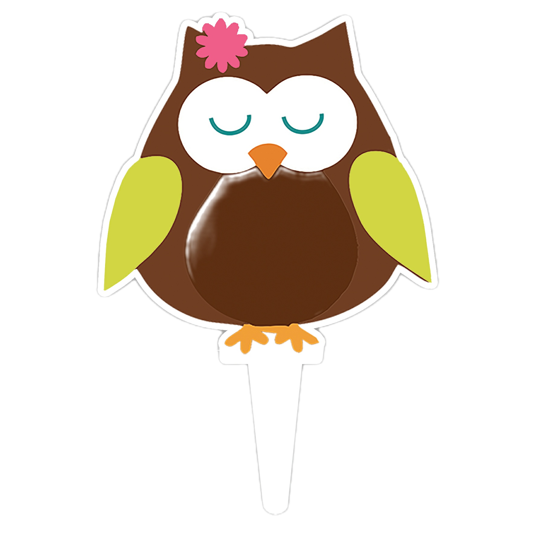 تاپر کیک طرح جغد کد R046