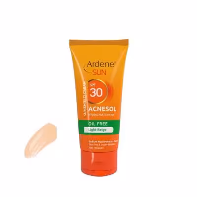 کرم ضد آفتاب رنگی آردن SPF 30 مدل Acnesol ‌مناسب پوست‌های چرب و مختلط حجم 50 میلی‌لیتر
