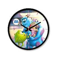 ساعت دیواری کوچک راویتا طرح کارخانه هیولاها – بو – سالیوان کد 3550