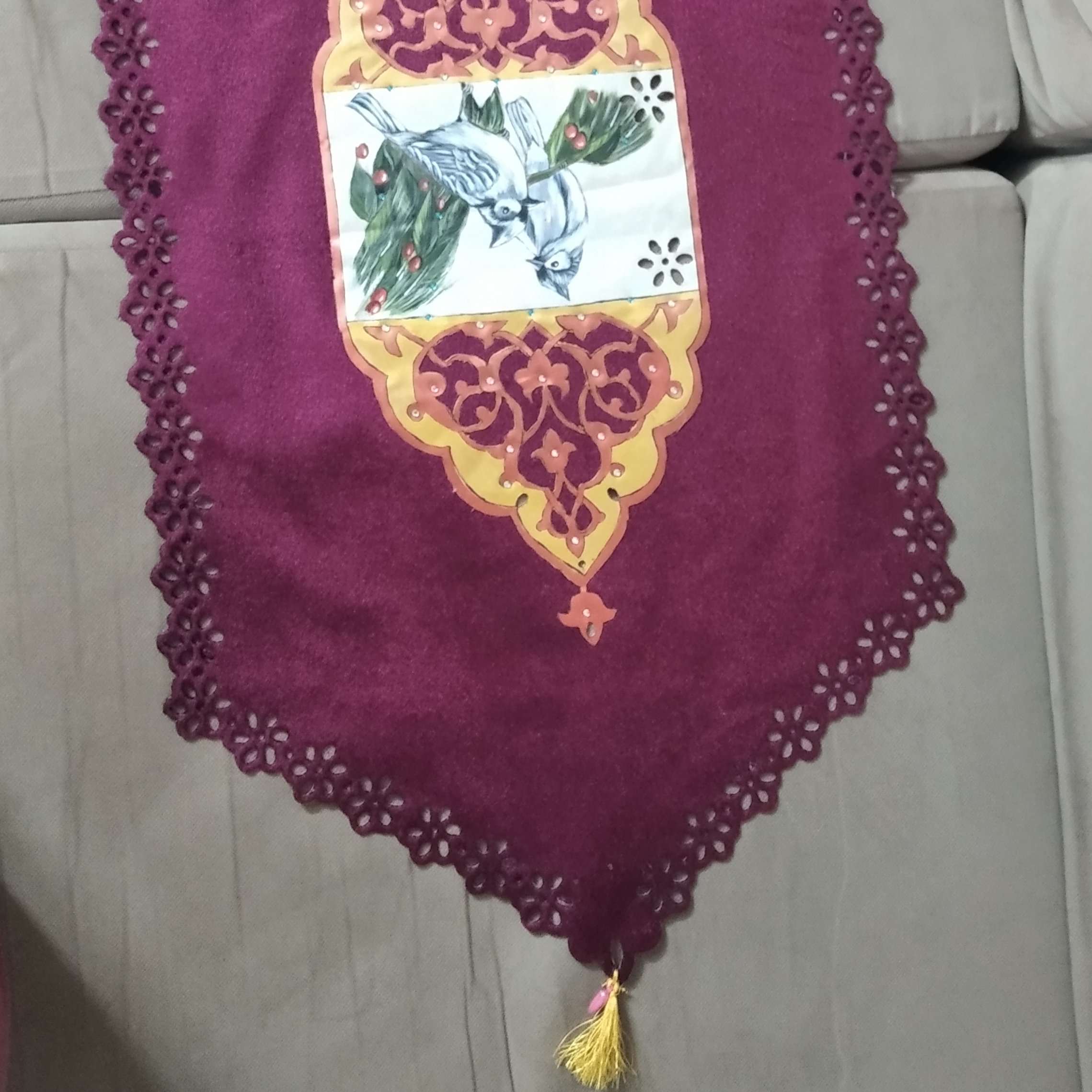 رانر ورومیزی نقاشی وهویه کاری