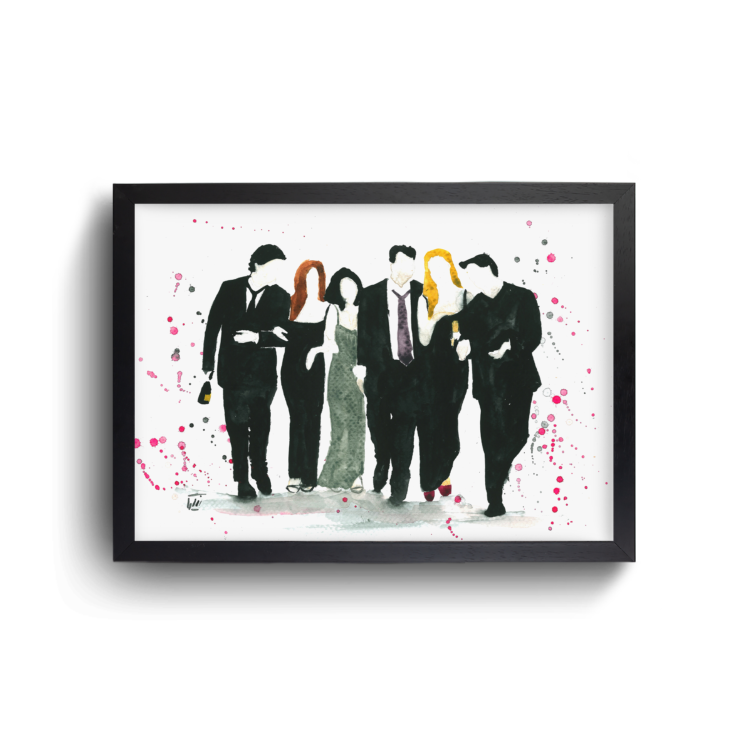 تابلو هپی‌والز طرح سریال فرندز کد3