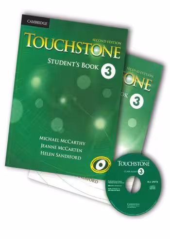 Touchstone 3 2nd S.B W.B CD کتاب تاچ استون 3 (کتاب دانش آموزـ کتاب تمرین ـ فایل صوتی)