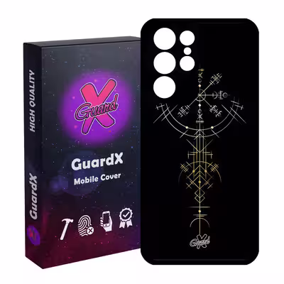 کاور گارد ایکس طرح Shape مدل Glass10238 مناسب برای گوشی موبایل سامسونگ Galaxy S21 Ultra