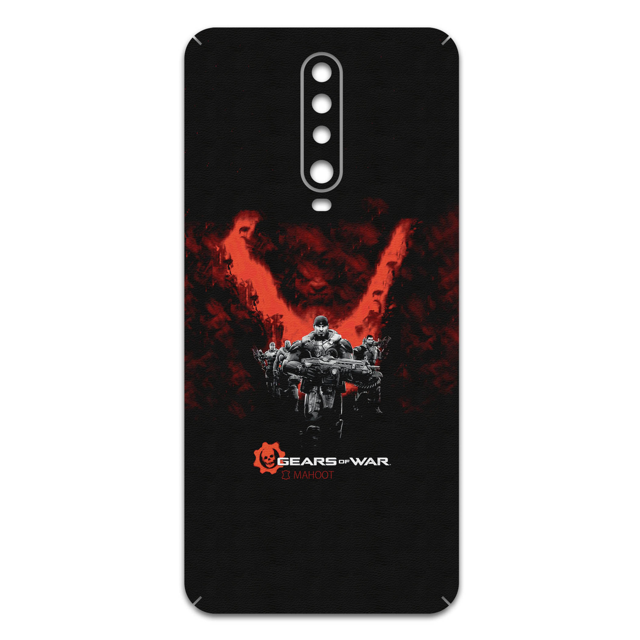 برچسب پوششی ماهوت مدل GEARS-OF-WAR-Game مناسب برای گوشی موبایل شیائومی Redmi K30