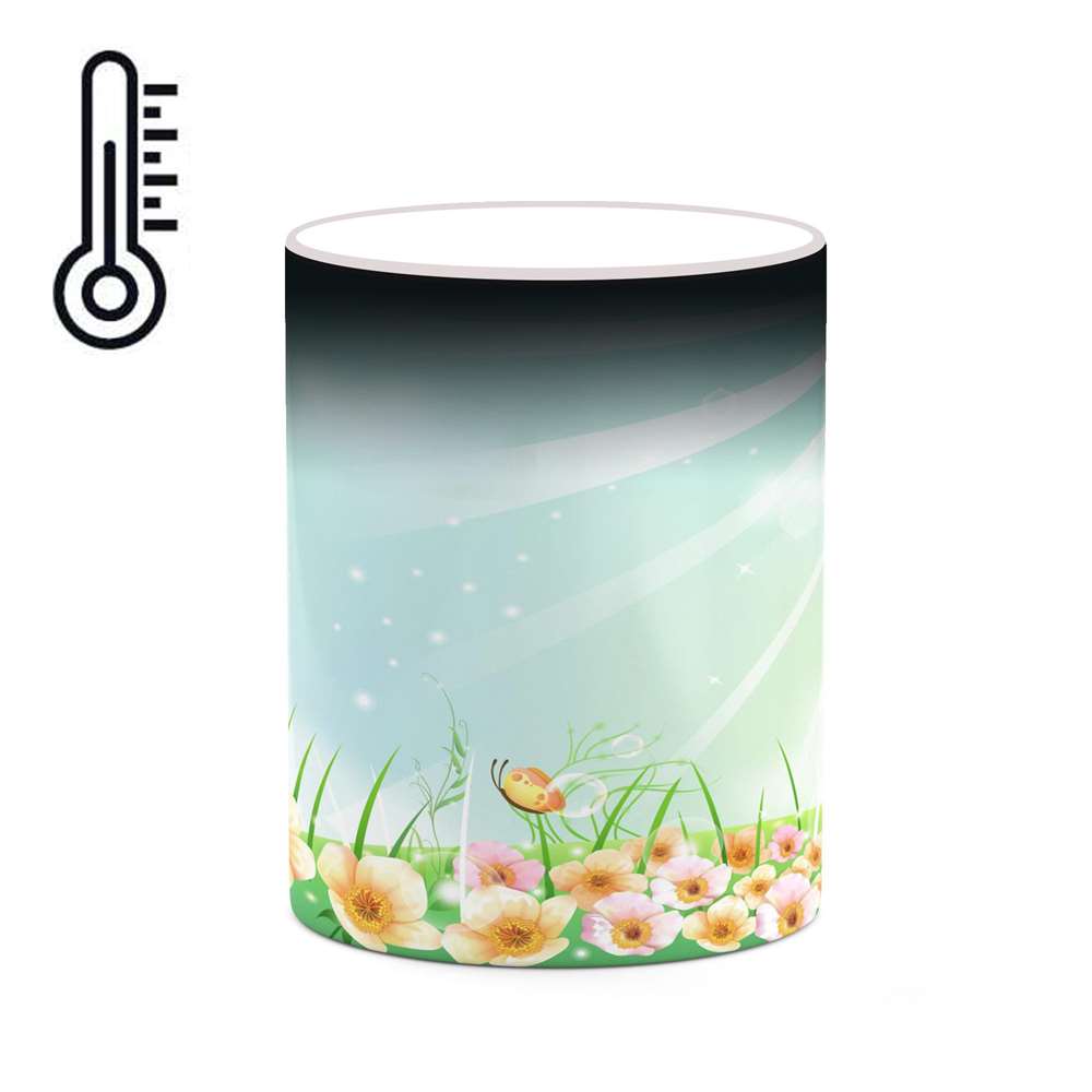 ماگ حرارتی کاکتی طرح دنیای فانتزی مدل mgh18605