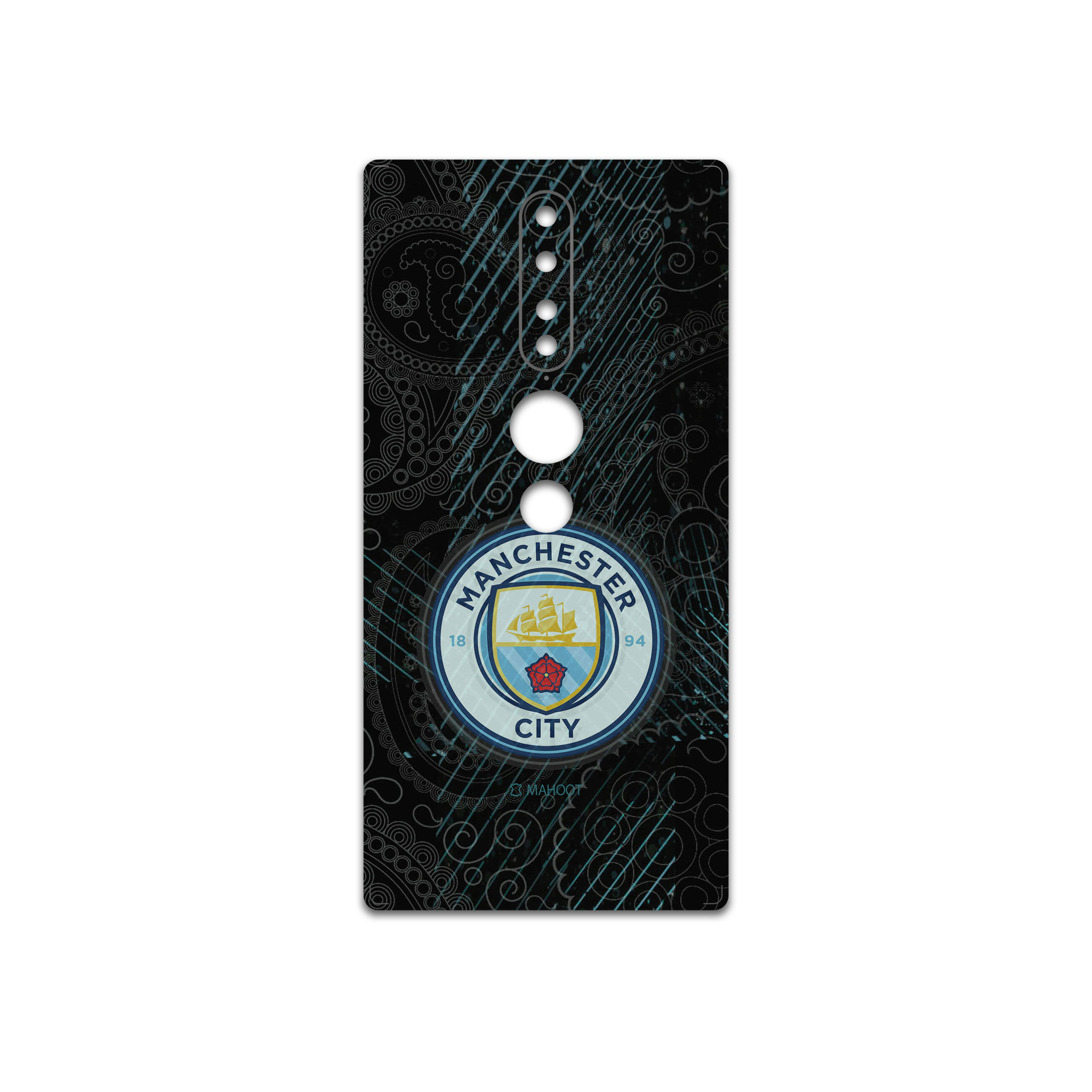 برچسب پوششی ماهوت مدل Manchester-City مناسب برای گوشی موبایل لنوو Phab2 Pro