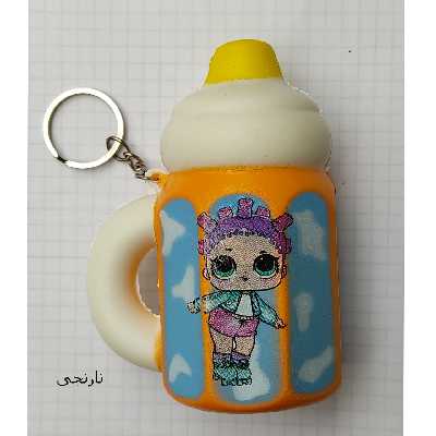 آویز عروسکی طرح شیشه شیر مدل SHS