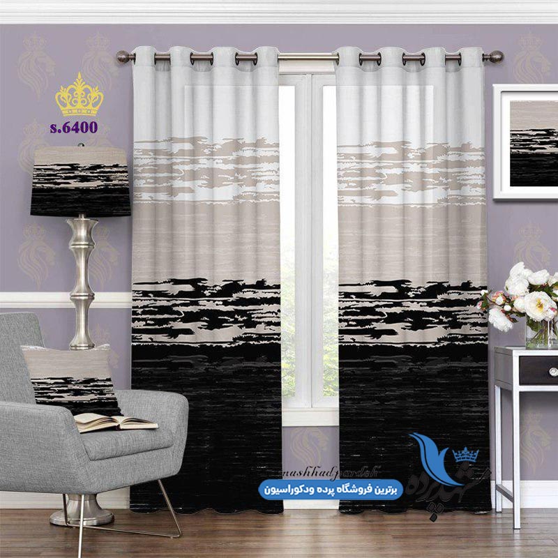 پرده پانچ طرح پتینه s-6400