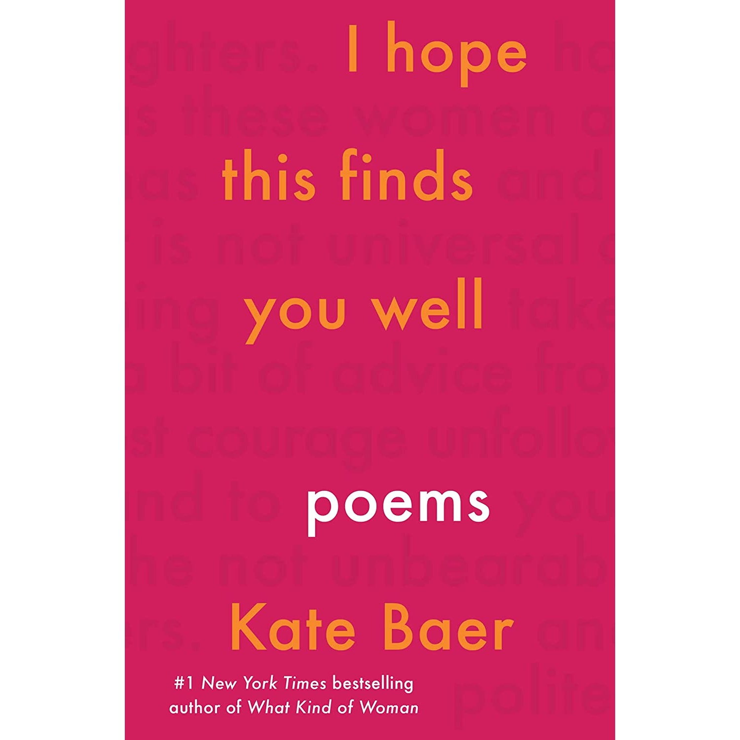 کتاب I Hope This Finds You Well اثر Kate Baer انتشارات Harper Perennial
