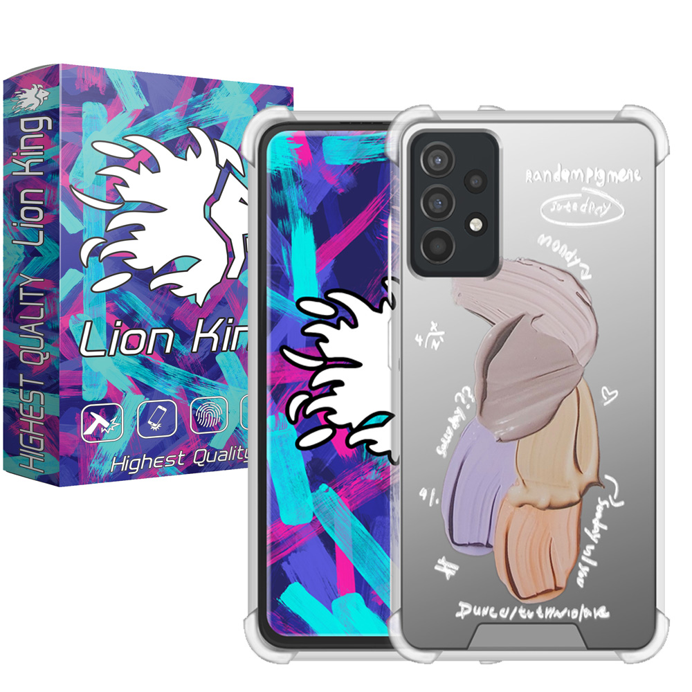  کاور لاین کینگ مدل آینه ایی نشکن طرح گواش مناسب برای گوشی موبایل سامسونگ Galaxy A13 4G